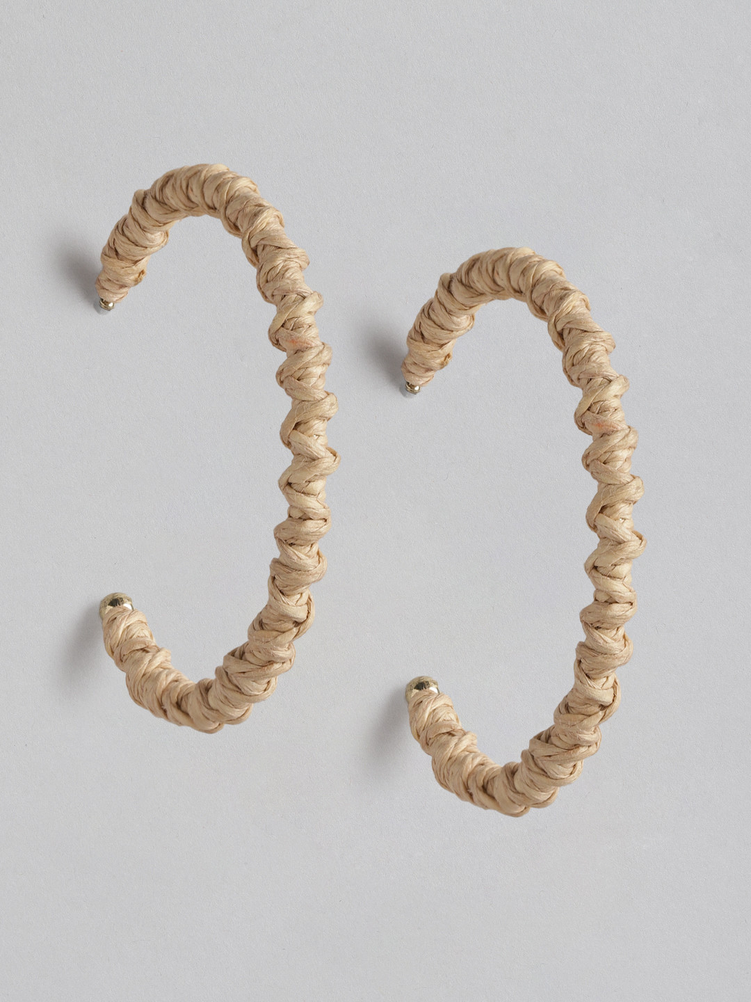 RICHEERA Circular Half Hoop Earrings