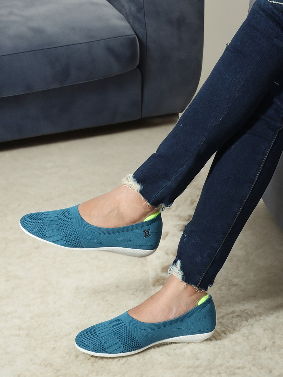 Carlton London sports Women Self Design Ballerinas
