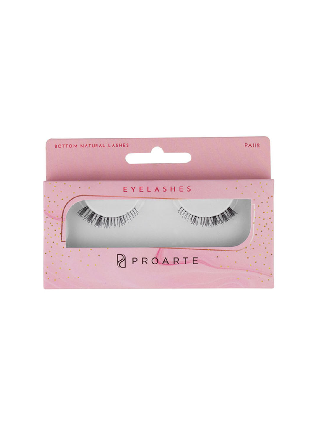 Proarte PA112 Bottom Natural Lash False Eyelashes - Black