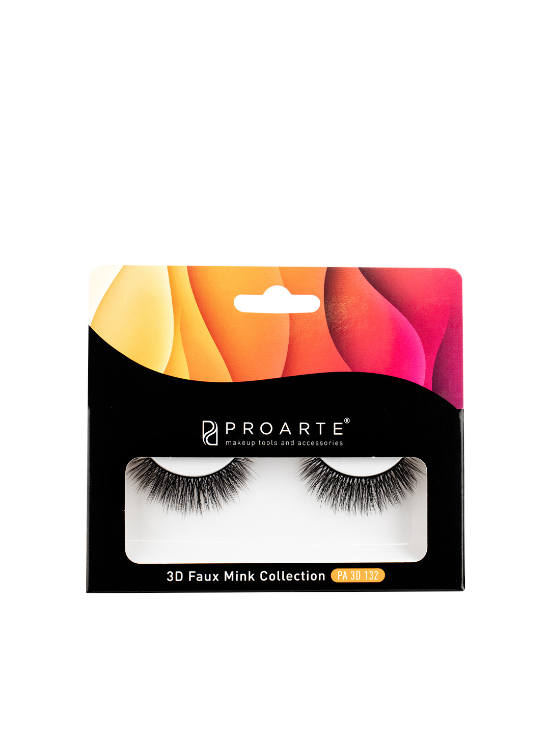 Proarte PA3D 132-3D Faux Mink False Eyelashes - Black