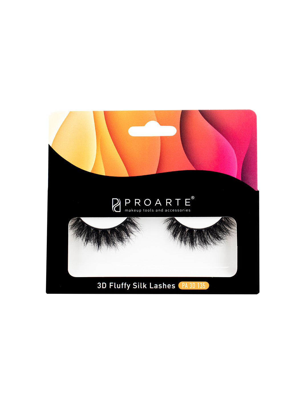 Proarte PA3D 135-3D Fluffy Silk False Eyelashes - Black