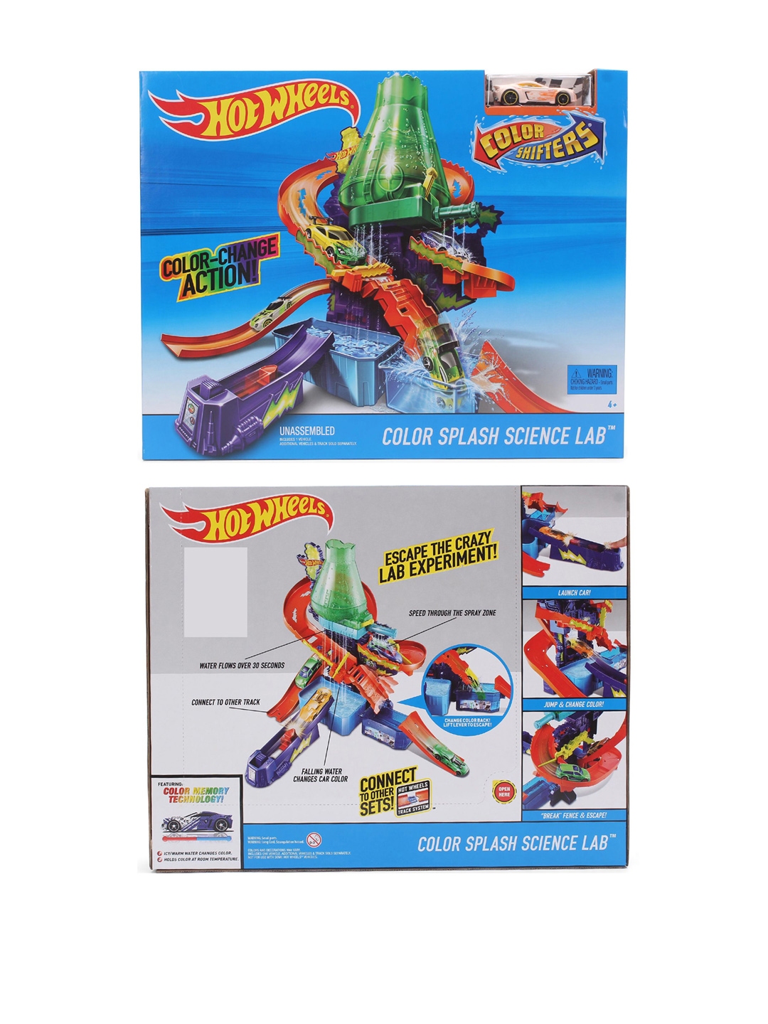 Mattel Multicoloured Hot Wheels Shifters Color Splash Science Lab Playset