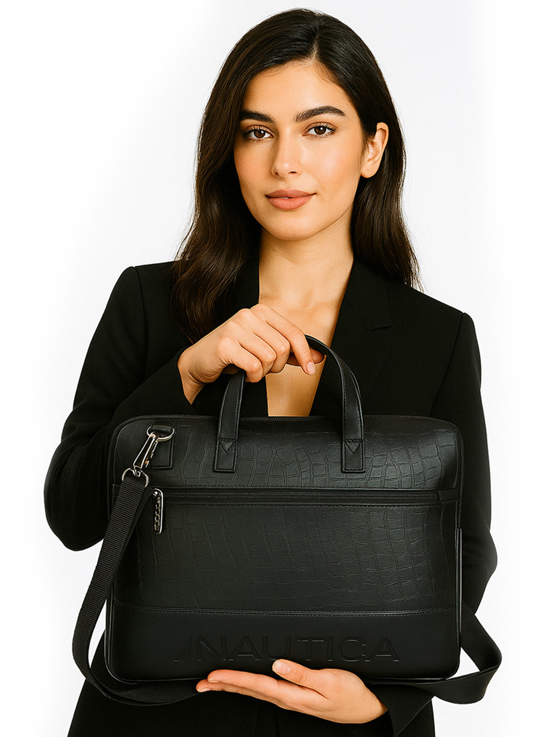 Nautica Unisex Textured Laptop Bag