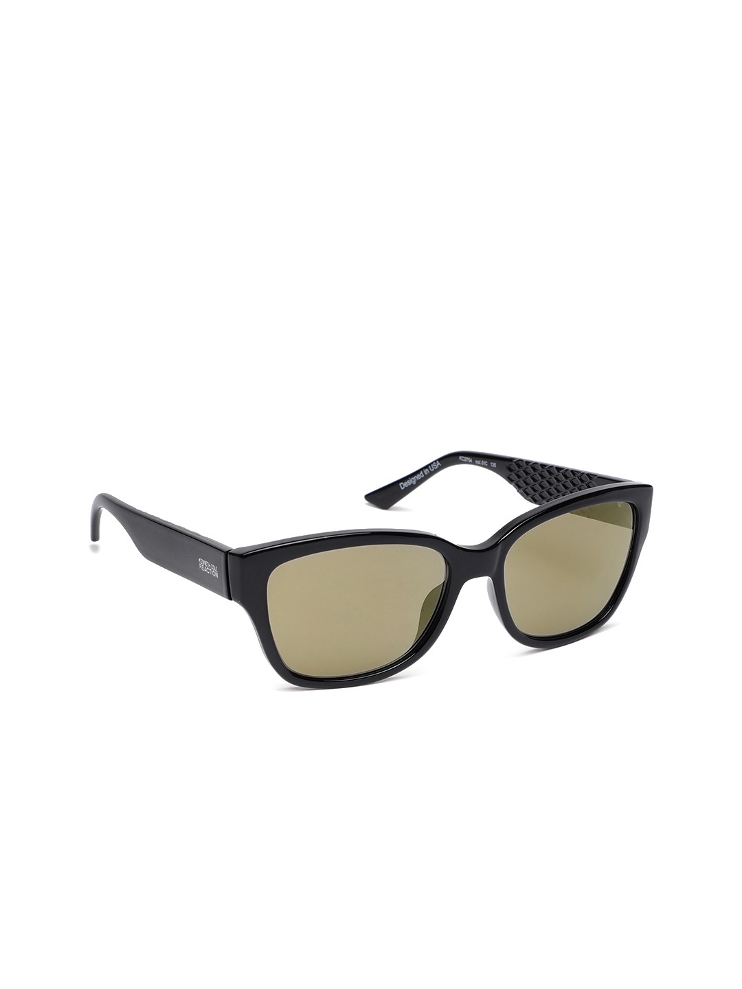 Kenneth Cole Women Mirrored Square Sunglasses KC2754 55 01C