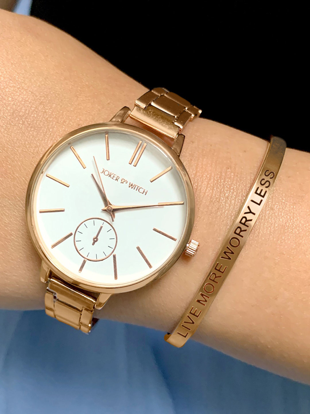 JOKER & WITCH Women Celeste Watch & Bracelet Set Gift Set JWBS509