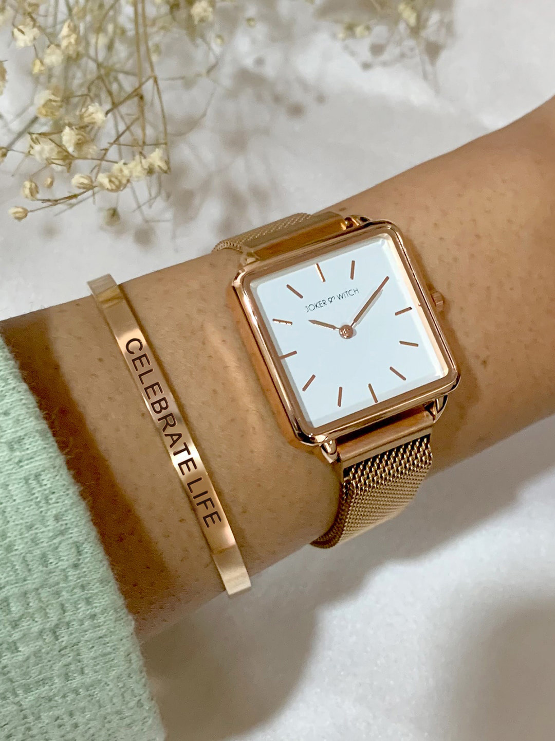 JOKER & WITCH Women Sawyer Watch & Bracelet Set Gift Set JWBS485