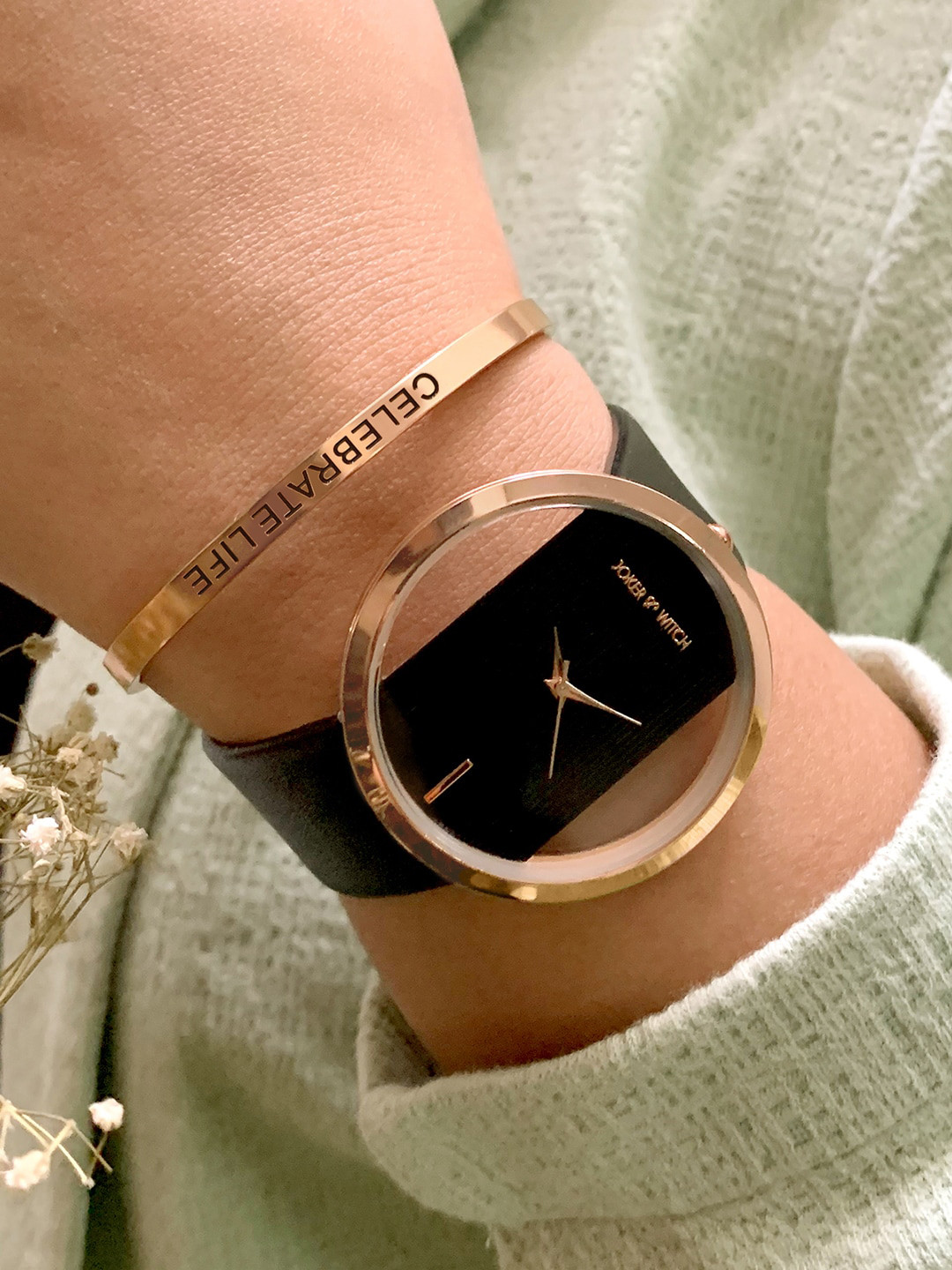 JOKER & WITCH Women Emory Watch & Bracelet Set Gift Set JWBS511