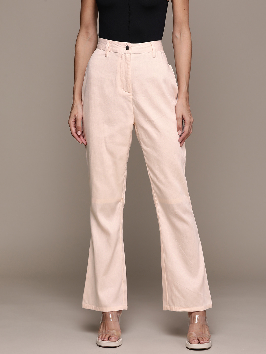 bebe Women Season Staples Regular-Fit Trousers