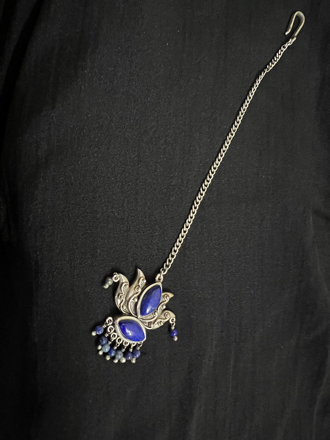 Arte Jewels Sterling Silver Maang Tikka