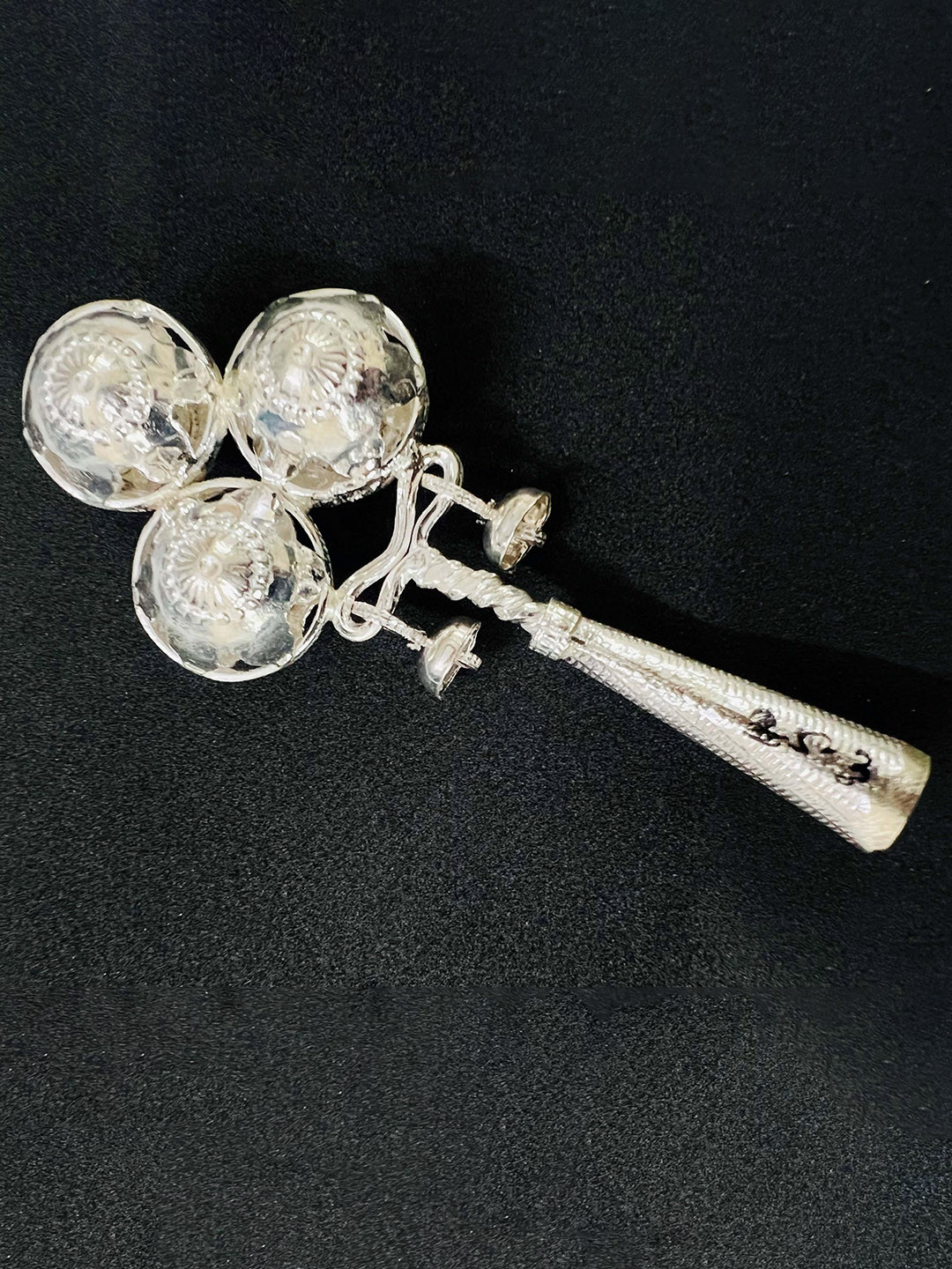Arte Jewels Infants Sterling Silver Jhunjhuna Rattle