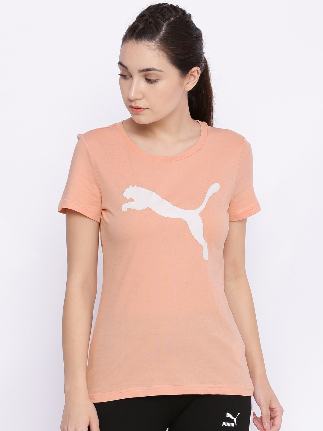 peach puma shirt