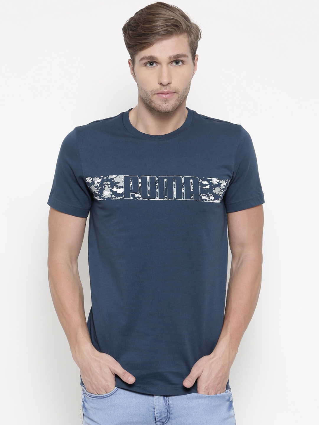 Buy Puma Blue Hero Printed Pure T Shirt - Tshirts for Men 2445863 Myntra