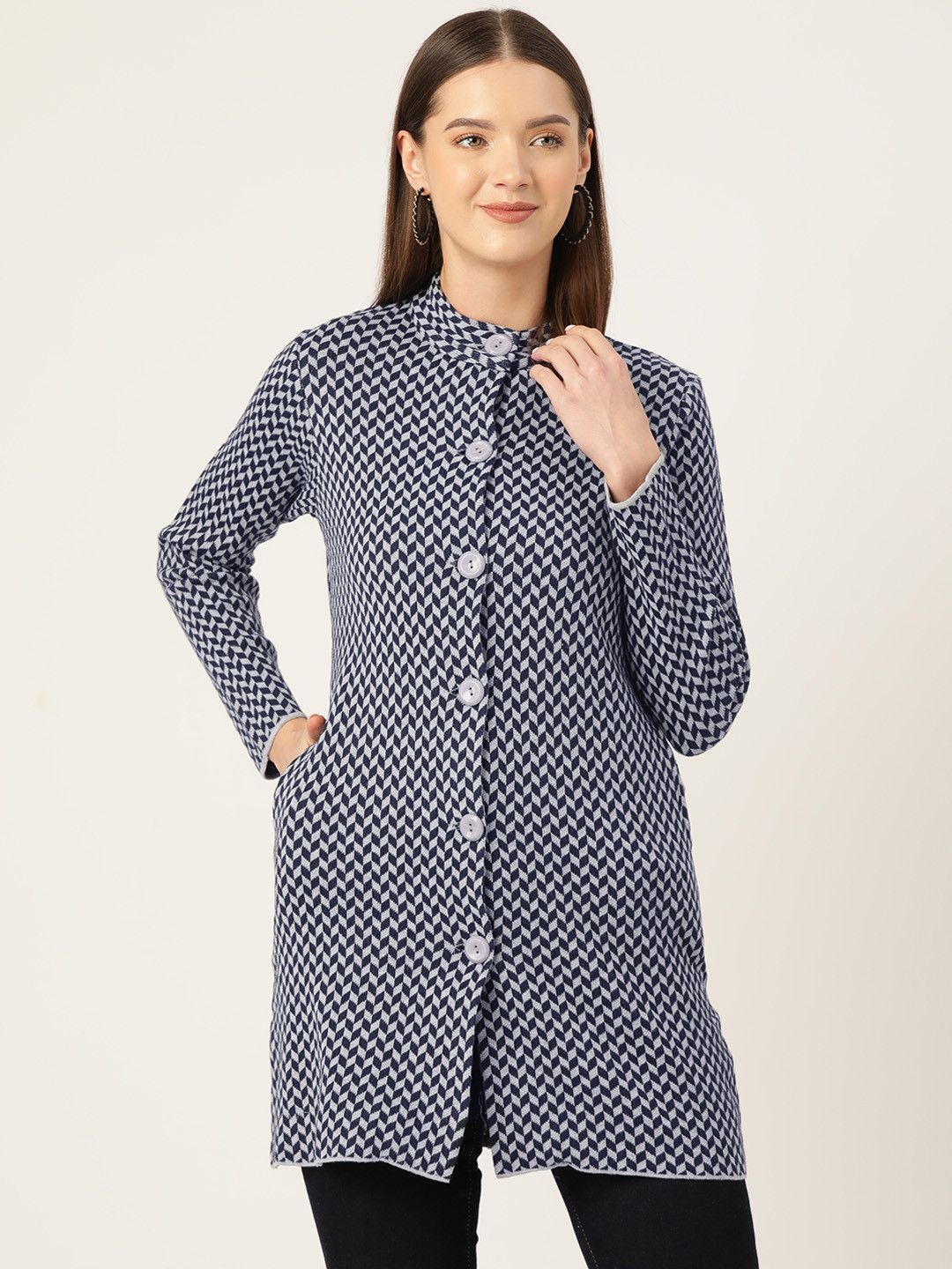 American Eye Women Longline Cardigan