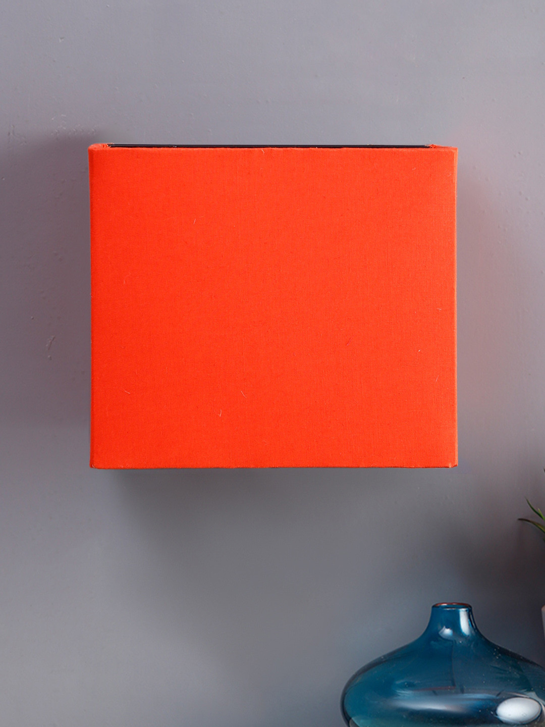 Devansh Orange Half Square Mounted Wall Lamp