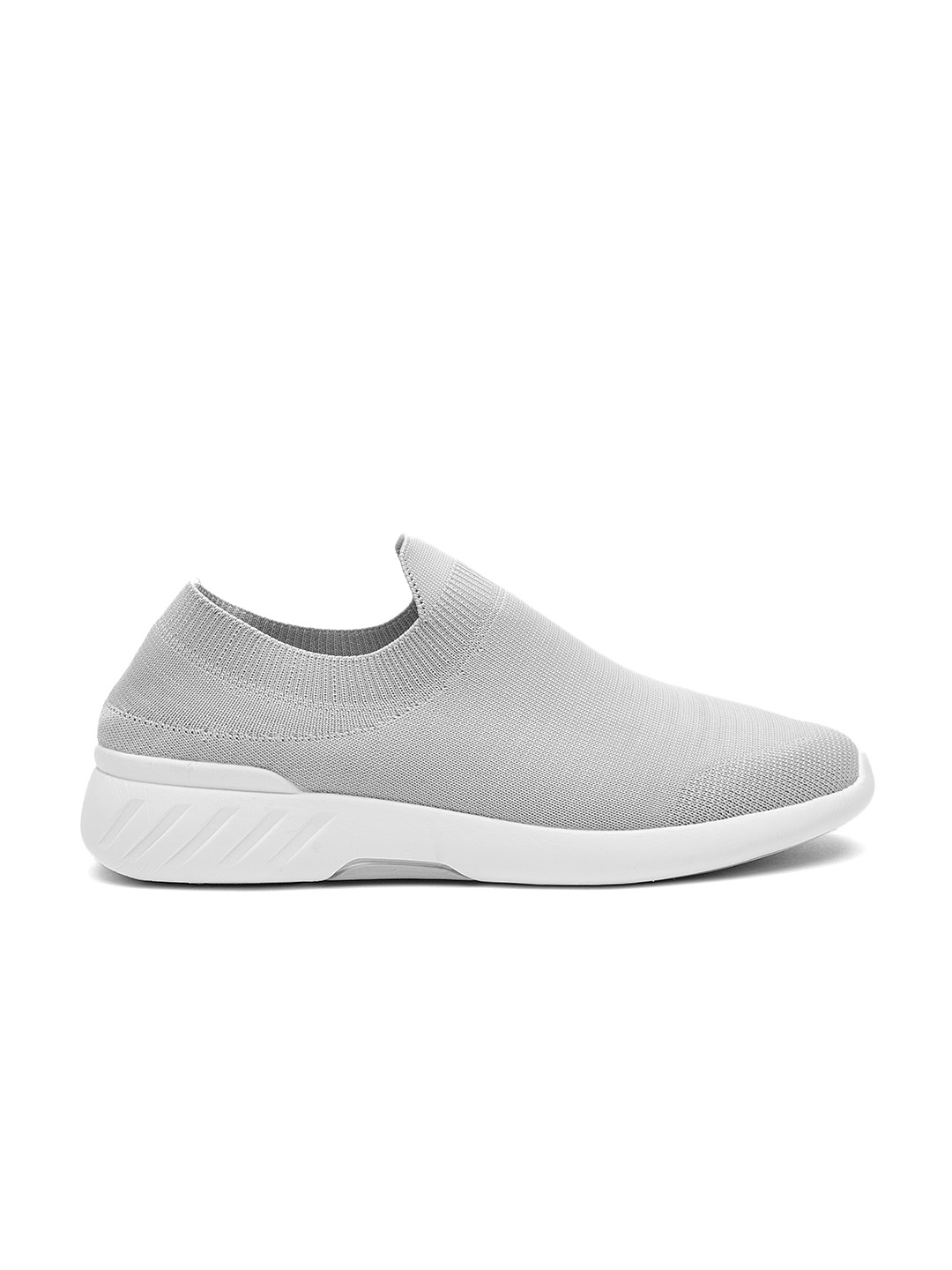 Buy Ether Men Grey Slip On Sneakers 