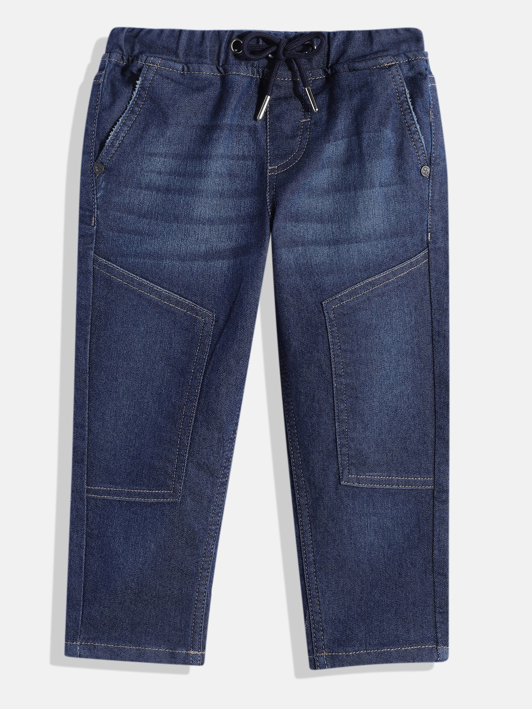 HERE&NOW Boys Clean Look Stretchable Regular Fit Jeans