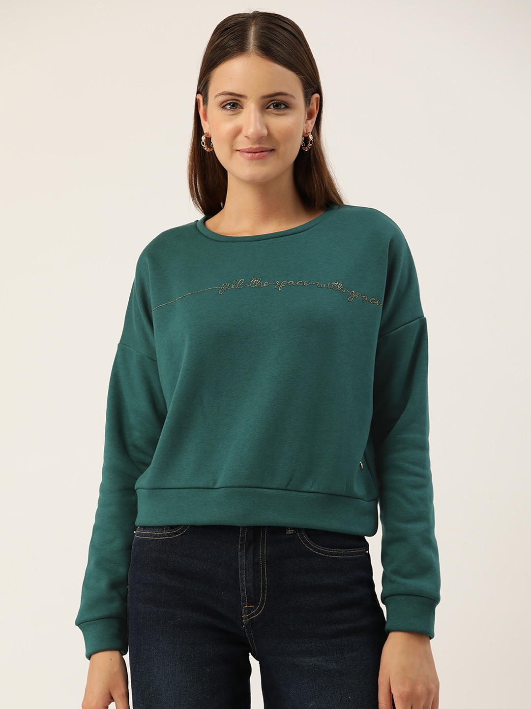 Monte Carlo Embroidered Detail Sweatshirt
