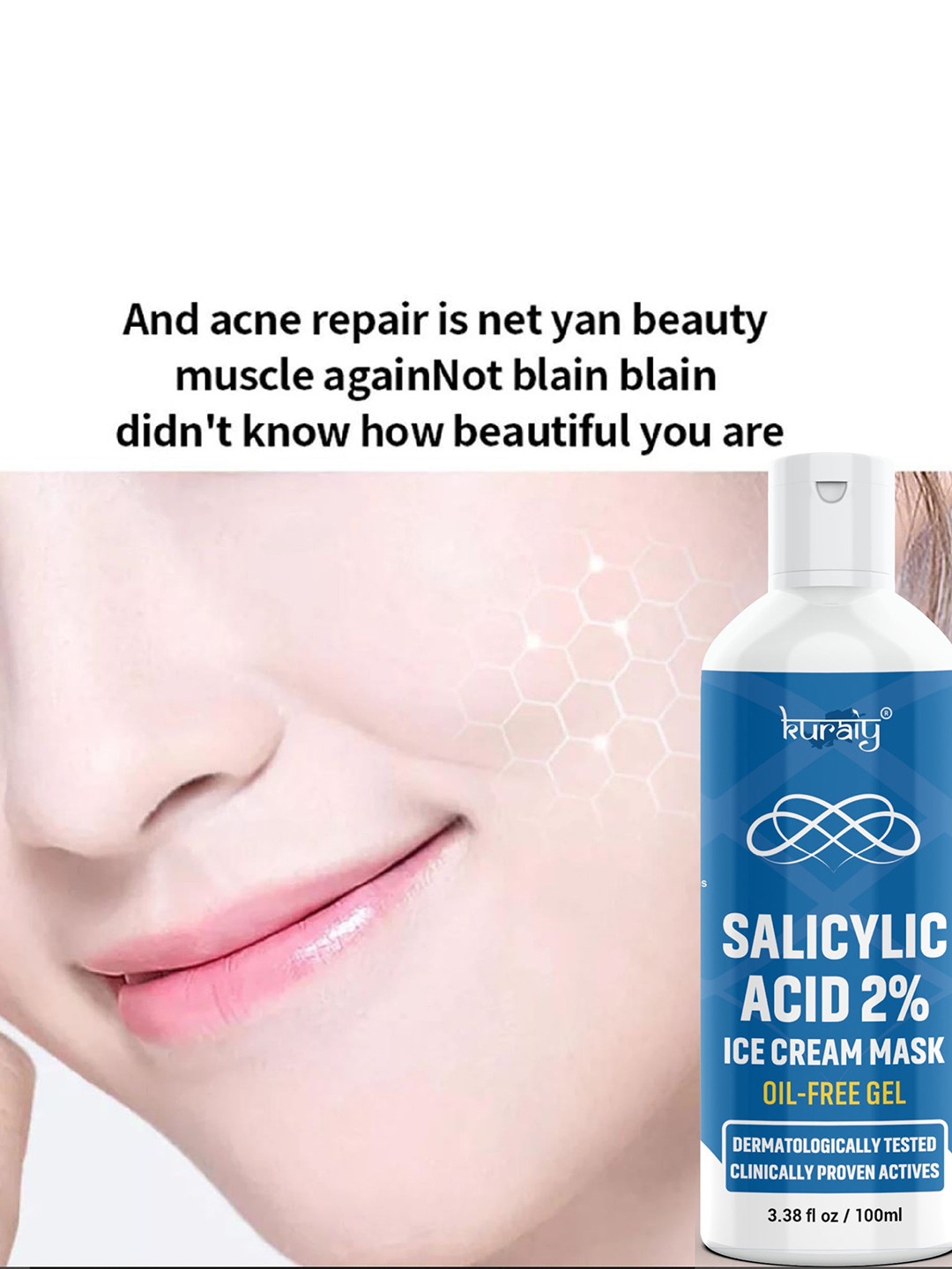 KURAIY Salicylic Acid Ice Cream Mask - 100ml Each