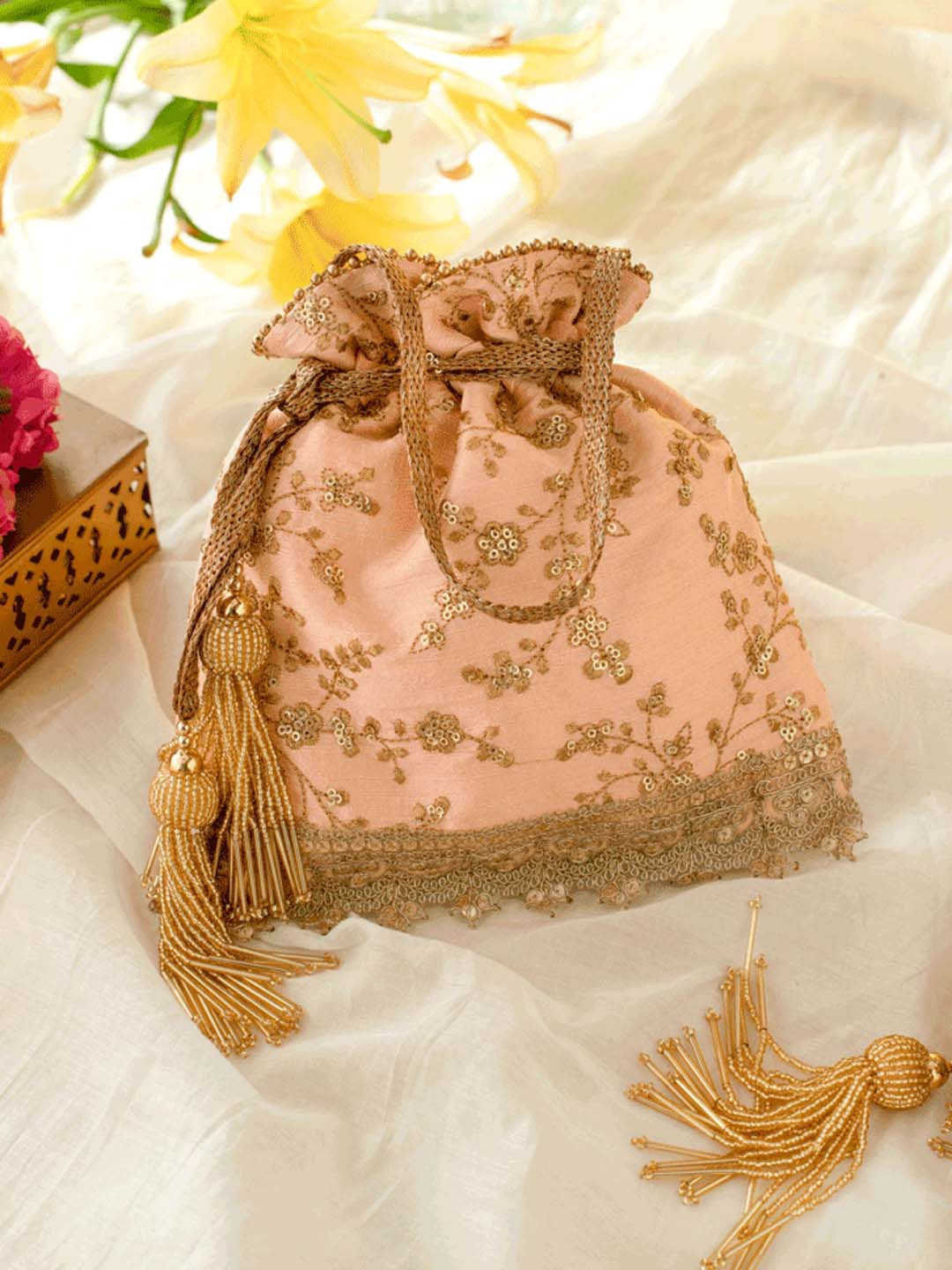 AMYRA Embellished Potli Clutch