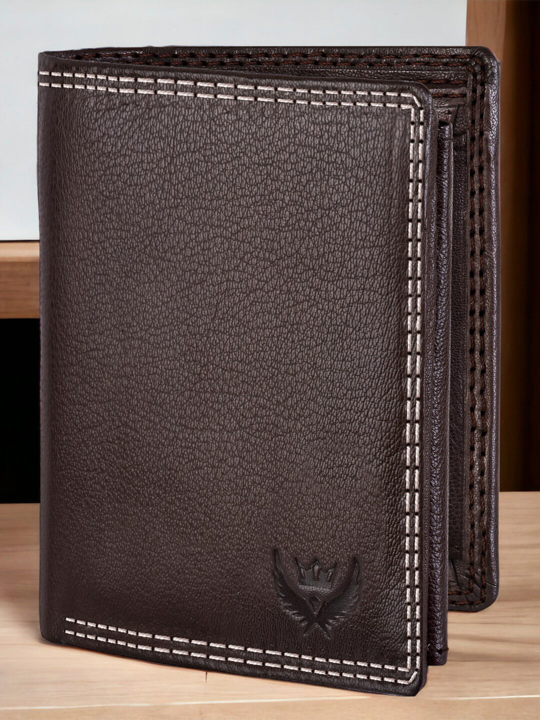 LORENZ Unisex Leather RFID Two Fold Wallet