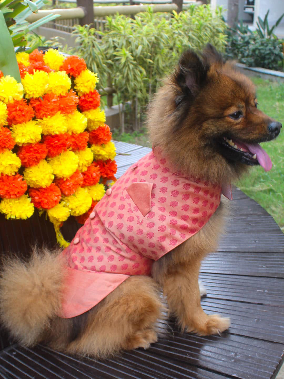 VASTRAMAY Printed Ethnic Jacket With Attached Kurta