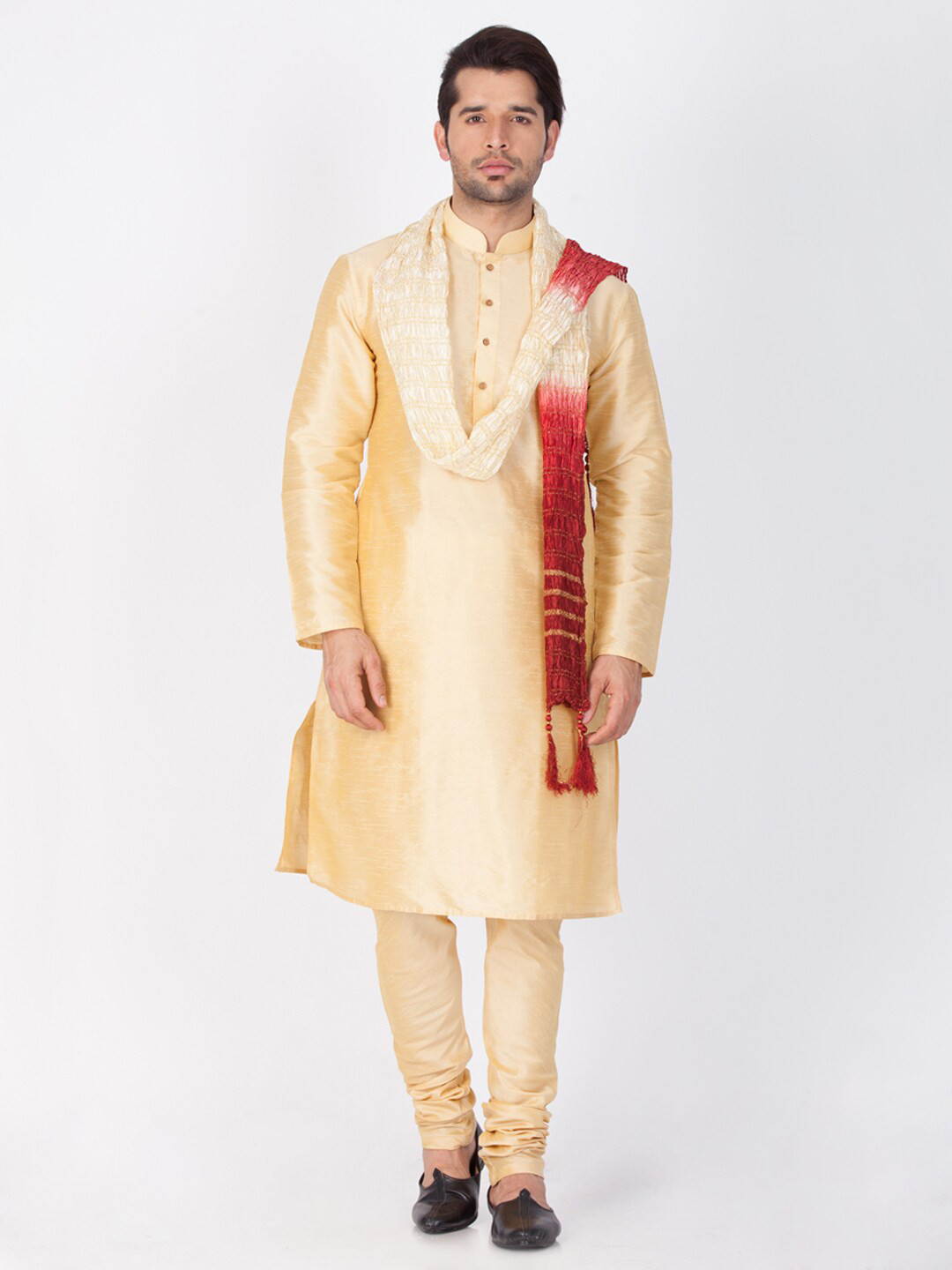 VASTRAMAY Ombre Dyed Dupatta with Zari