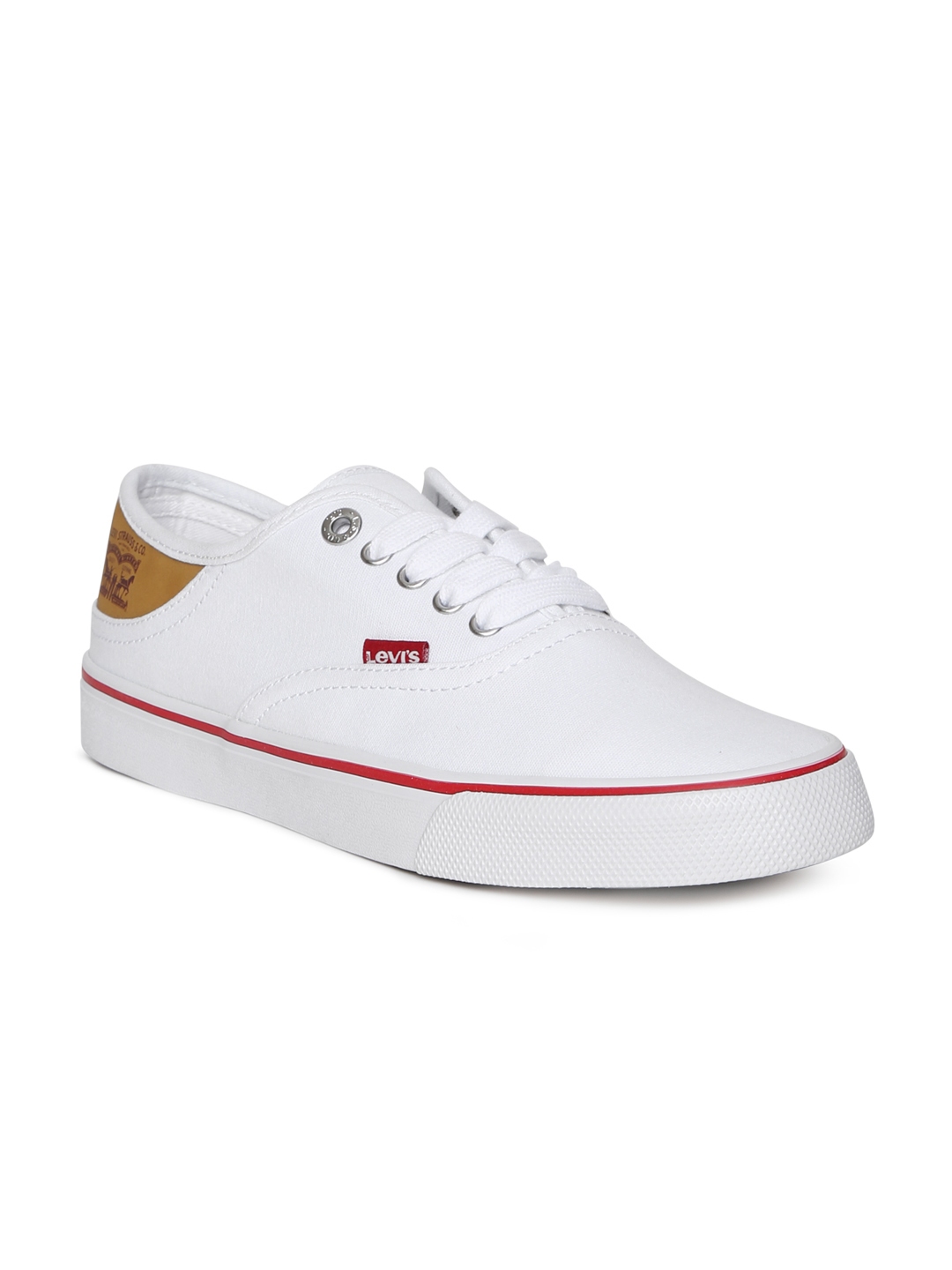 Buy Levis Men White Sneakers - Casual Shoes for Men 2447500 | Myntra