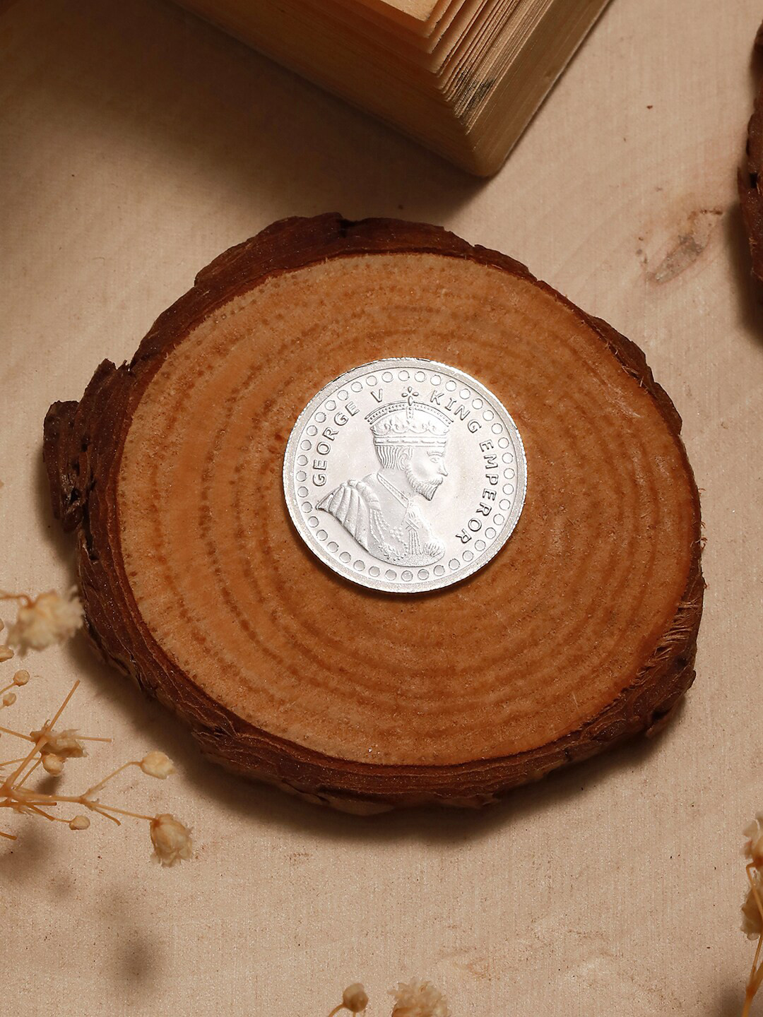 Saraf RS Jewellery King George 5 Gram 999 Round Silver Coin