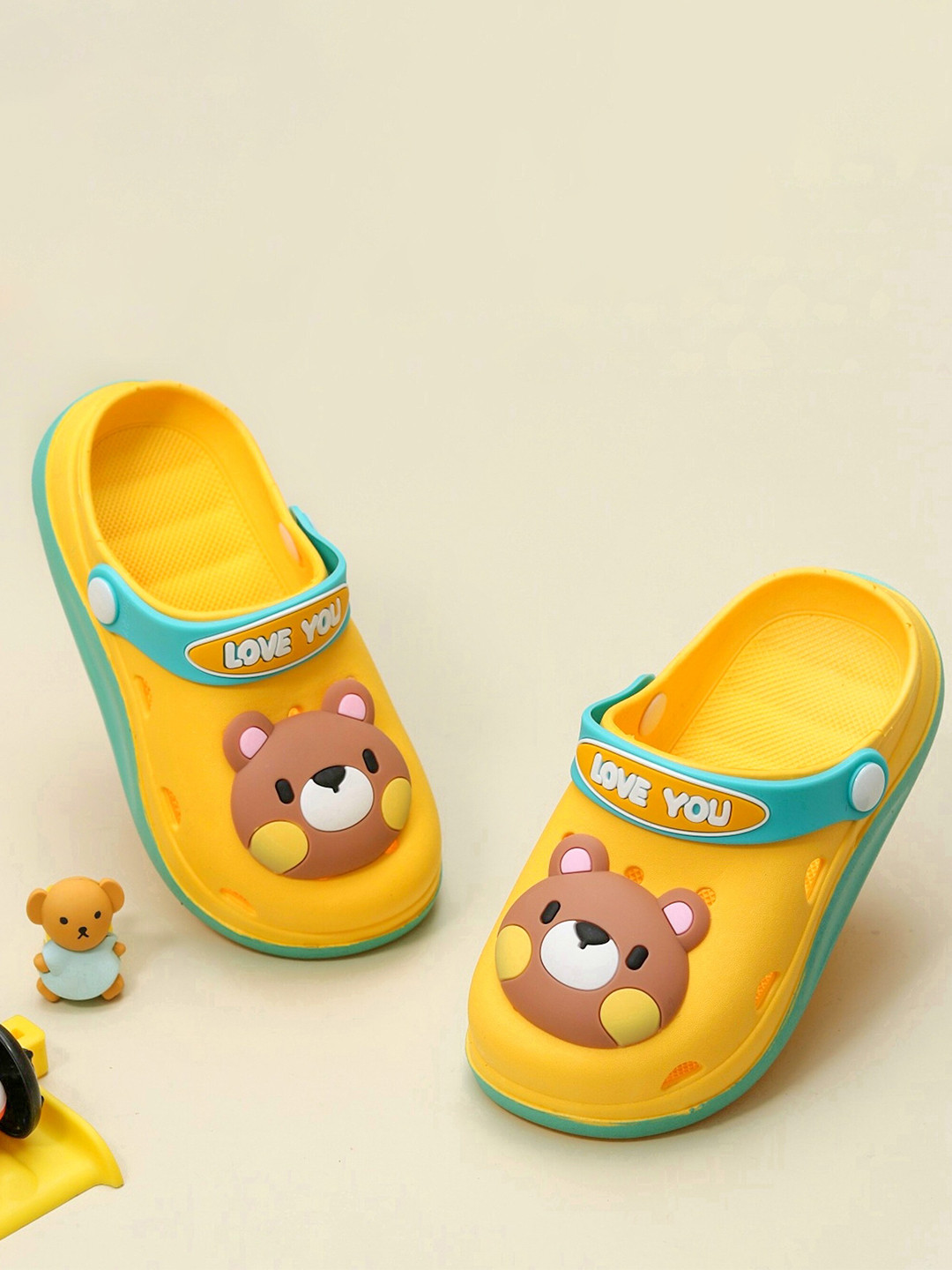 Yellow Bee Boys Clogs Flip-Flops