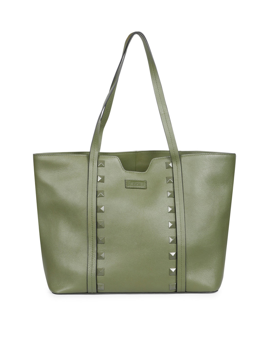 Favore Leather Structured Shoulder Bag