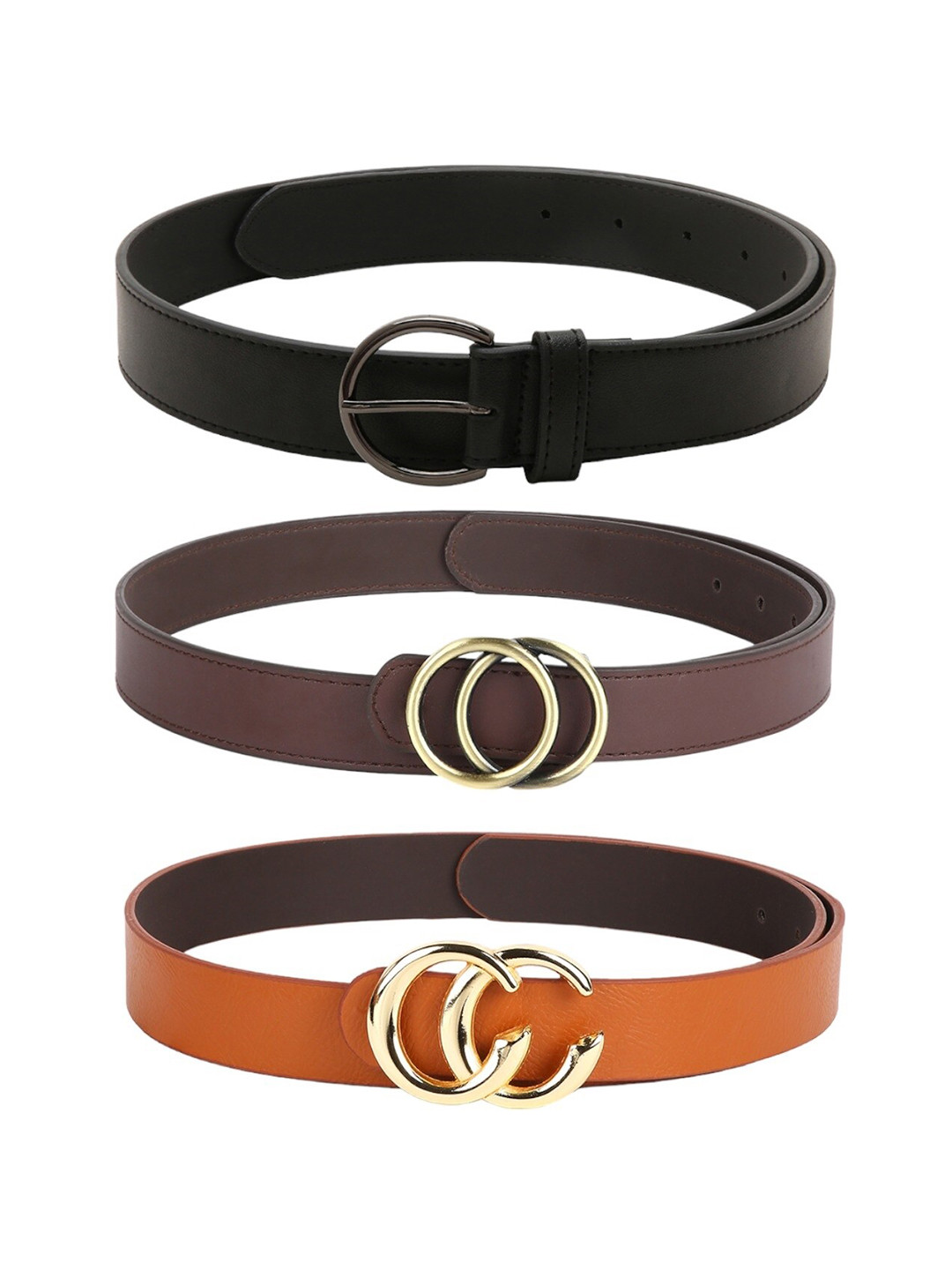 CRUSSET Women Set Of 3 Belt