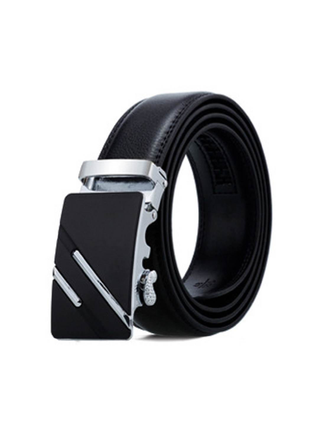 Zacharias Men Textured Slim Autolock Belt