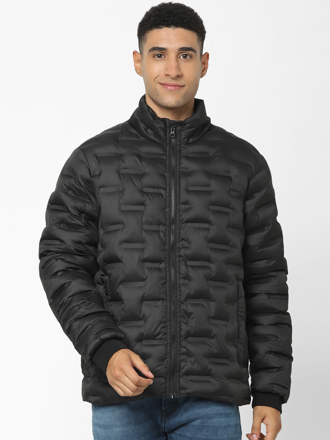 Celio Stand Collar Padded Jacket
