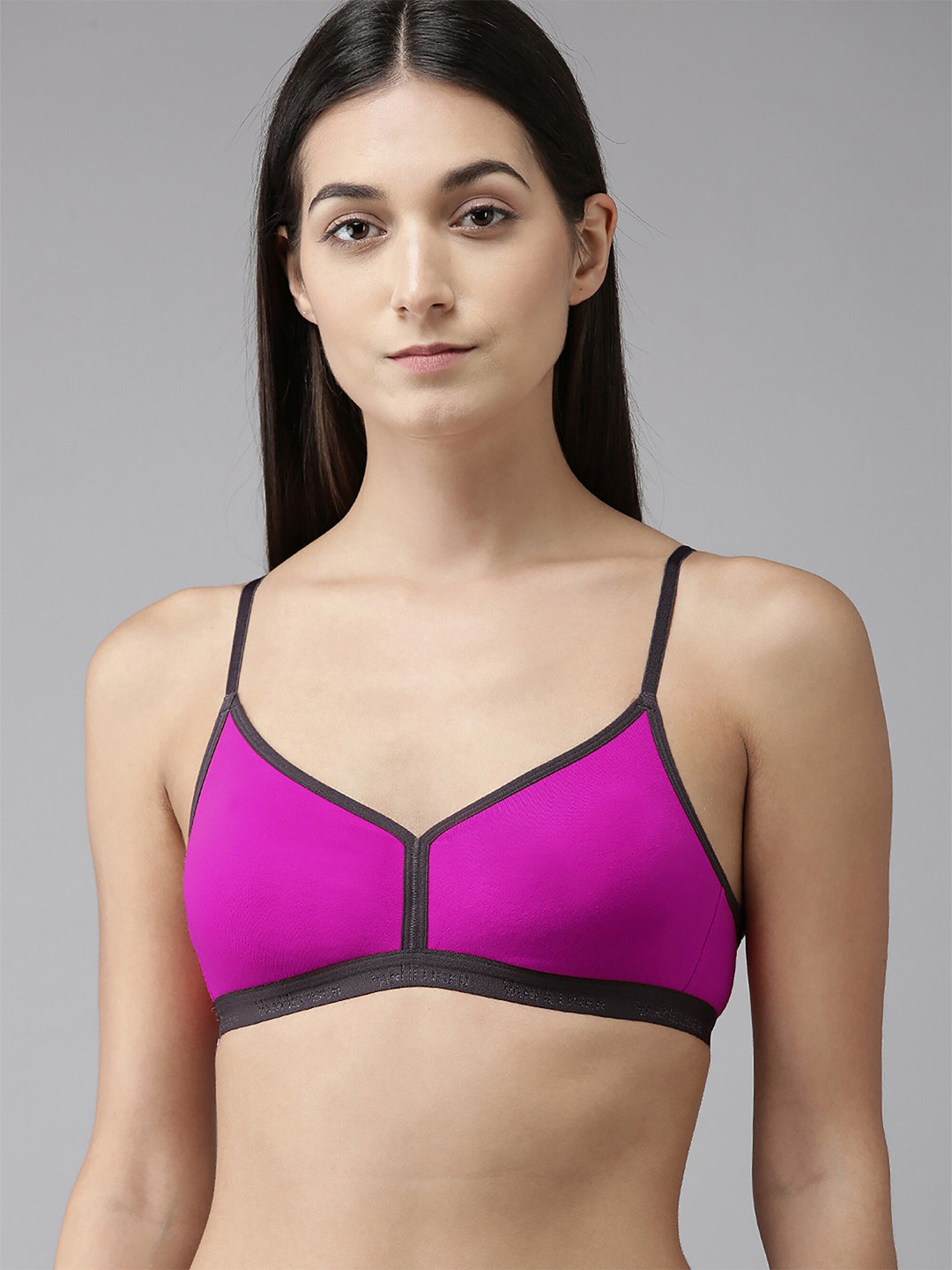 PIBU Full Coverage Non Padded Non-Wired Bra With All Day Comfort