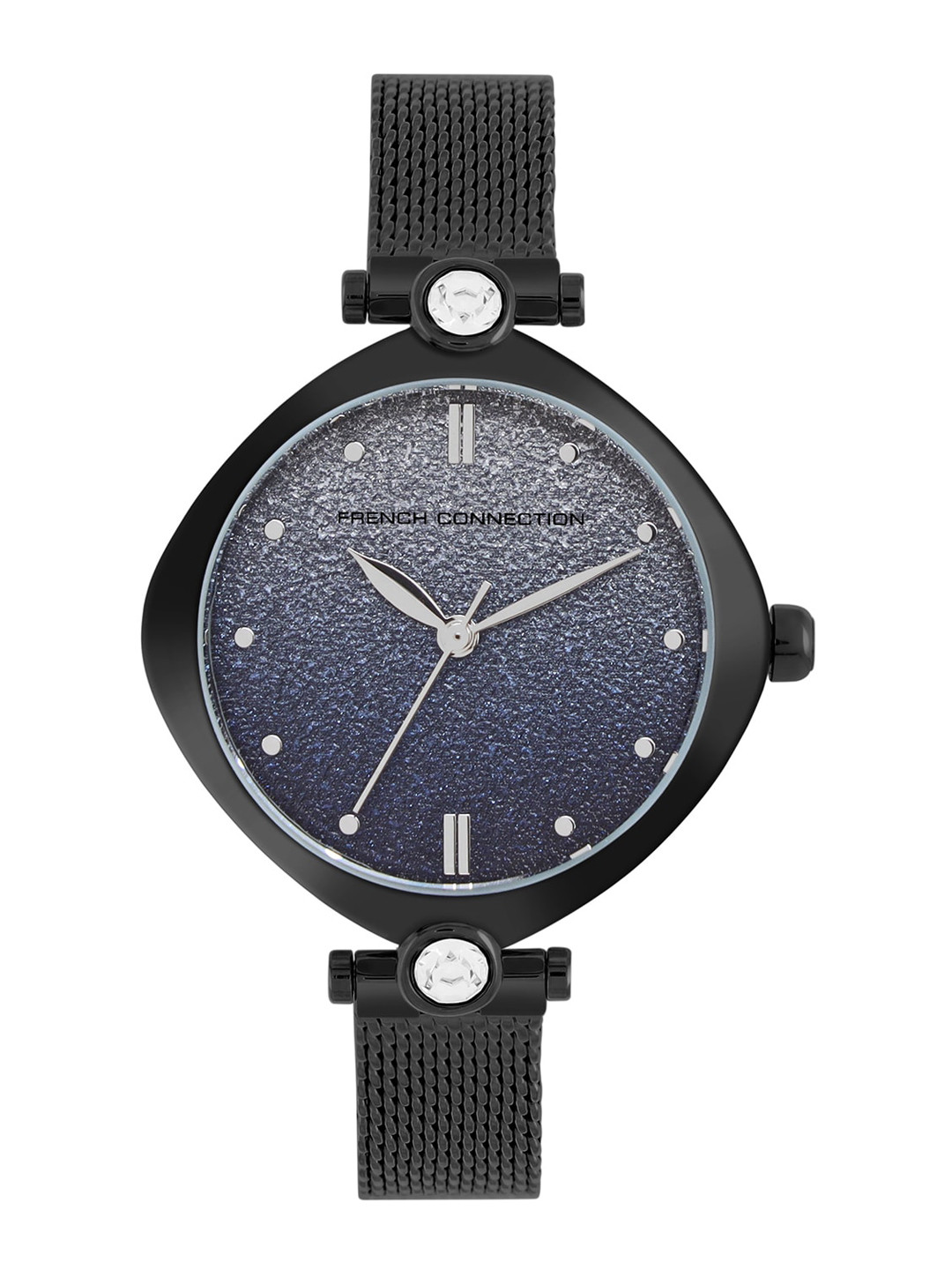 French Connection Women Embellished Dial & Stainless Steel Analogue Watch FCP45BM