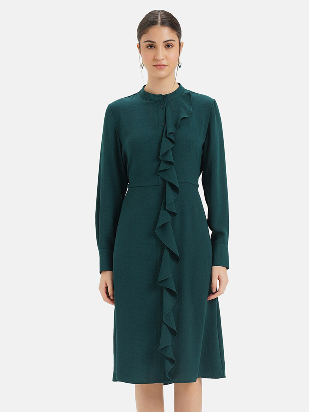 Kazo Ruffles A-Line Dress