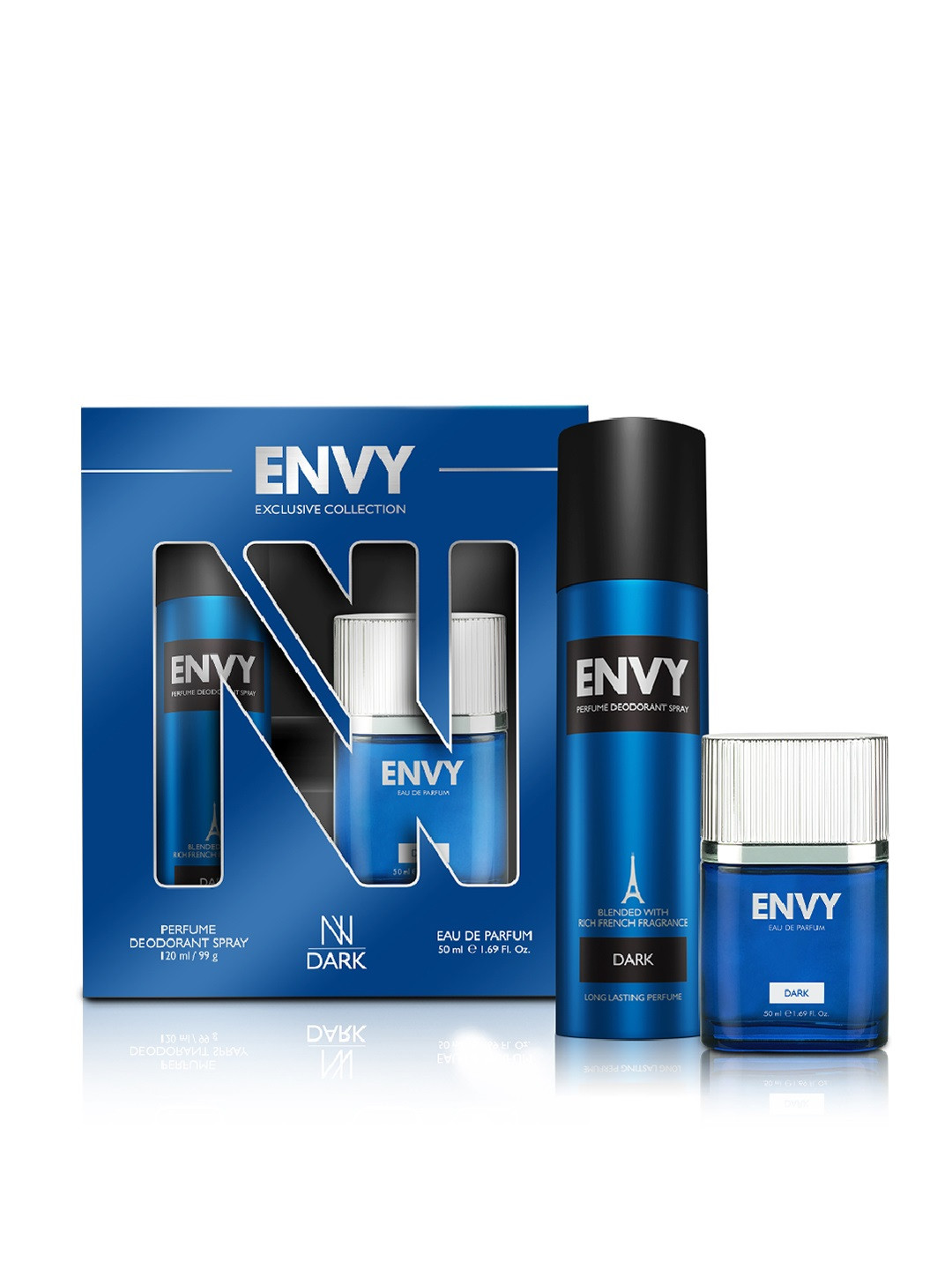 Envy Men Dark Perfume Deodorant Spray 99 g + Eau De Parfum 50 ml Fragrance Gift Set