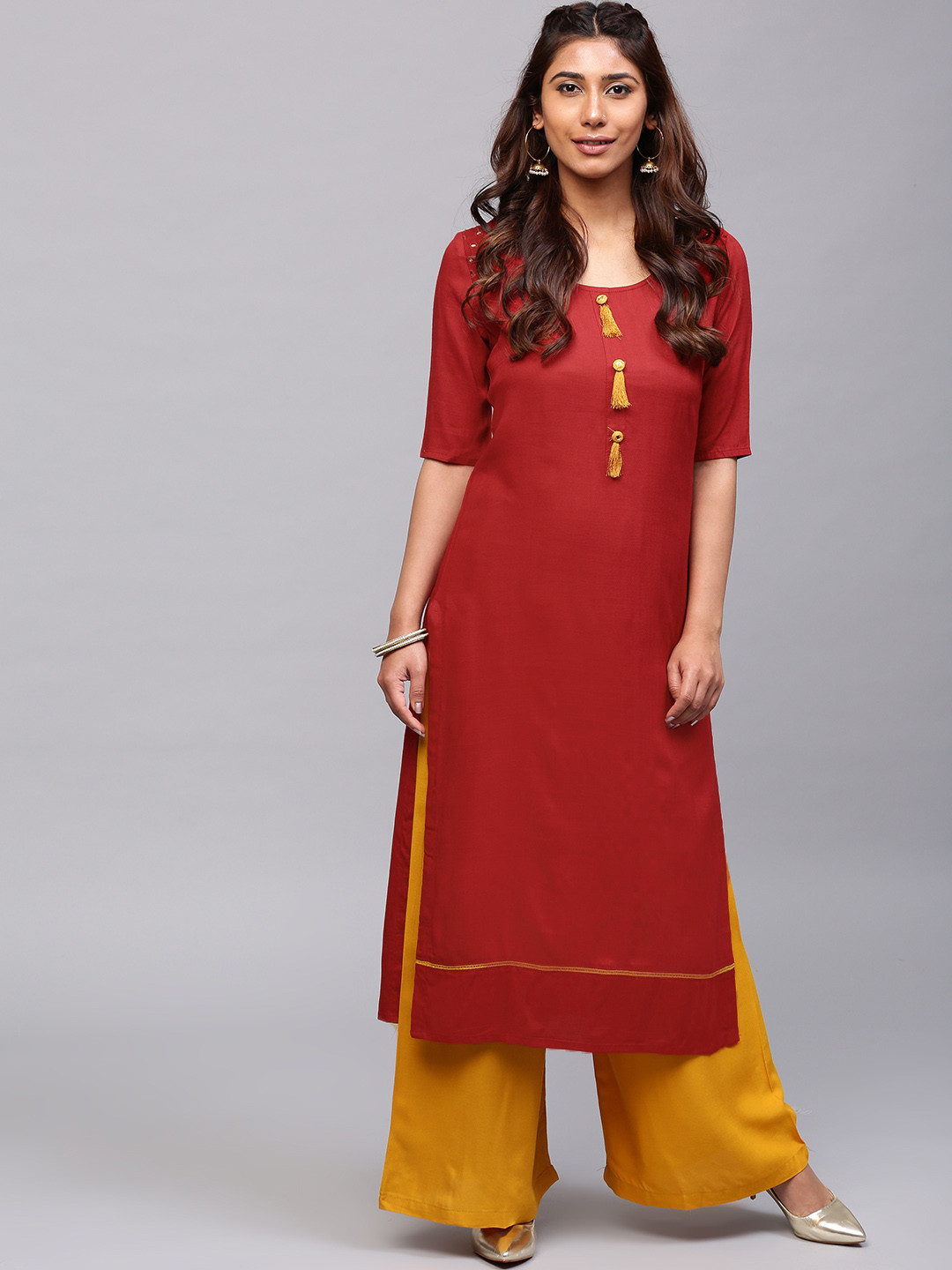 kurta with tassels
