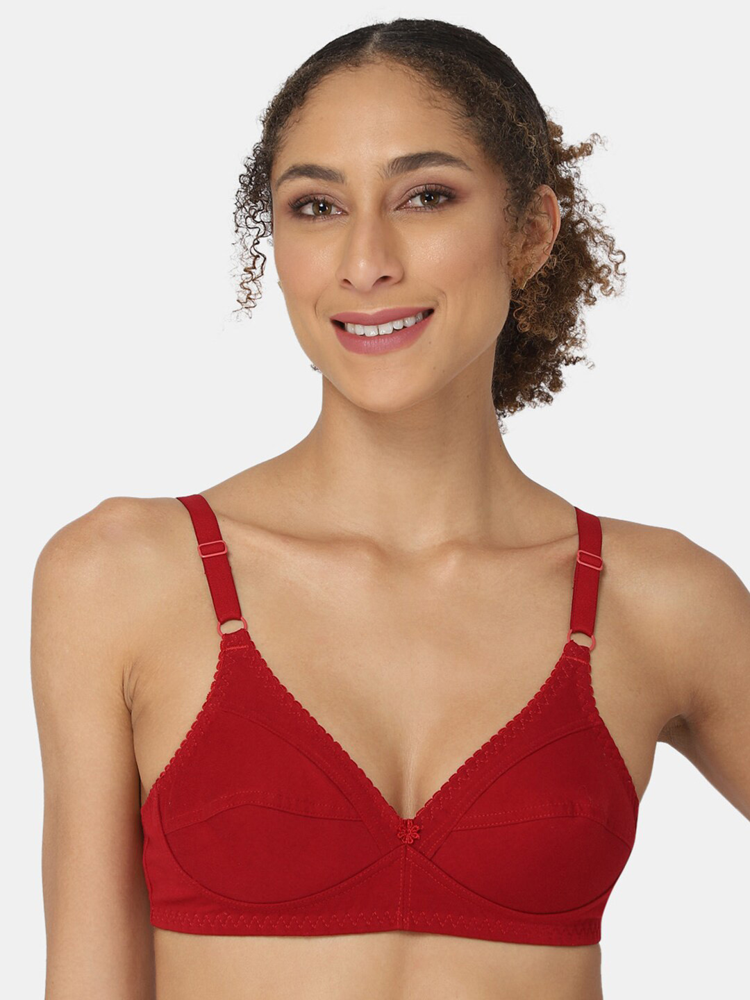 NAIDU HALL Medium Coverage Pure Cotton Bra With All Day Comfort
