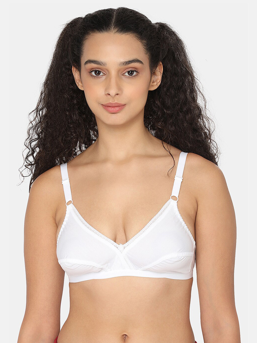 NAIDU HALL Medium Coverage Non Padded Pure Cotton Everyday Bra With All Day Comfort