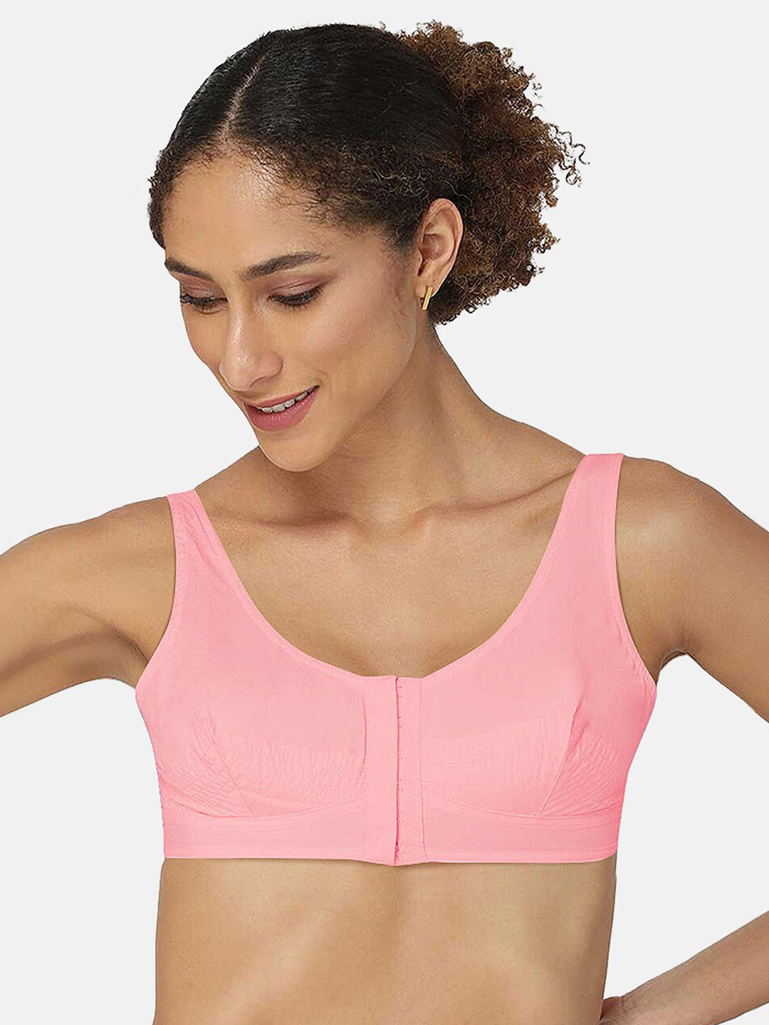 NAIDU HALL Full Coverage Pure Cotton Everyday Bra With All Day Comfort