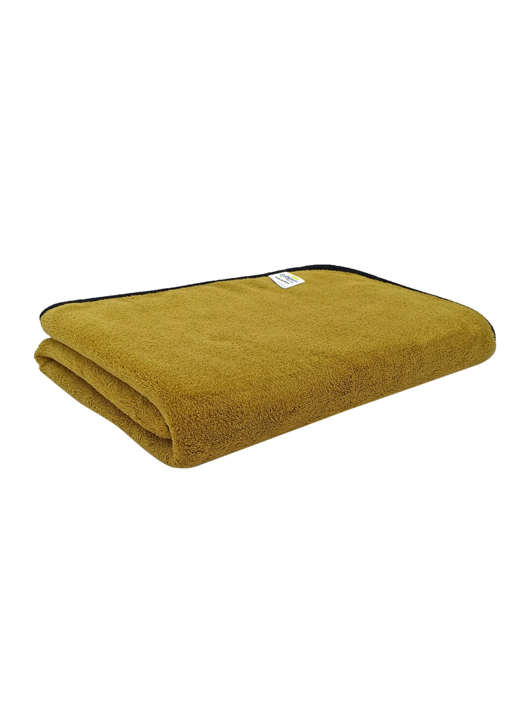 Softspun Microfiber Green 280 GSM Microfiber Bath Towel