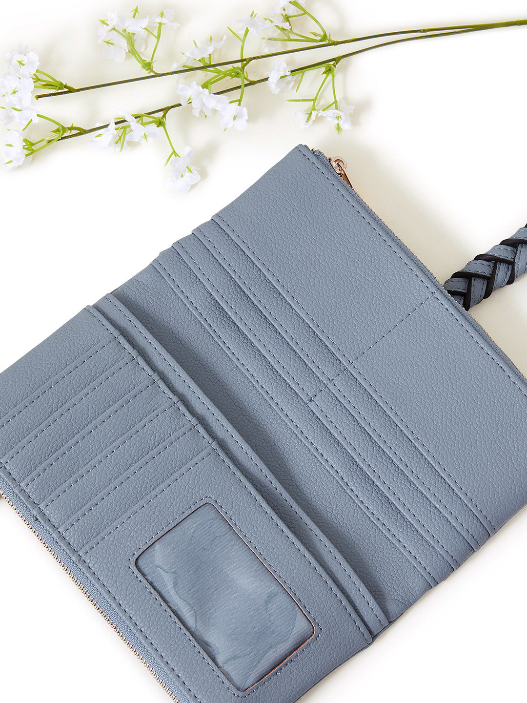 Accessorize London Plait Push Lock Wallet