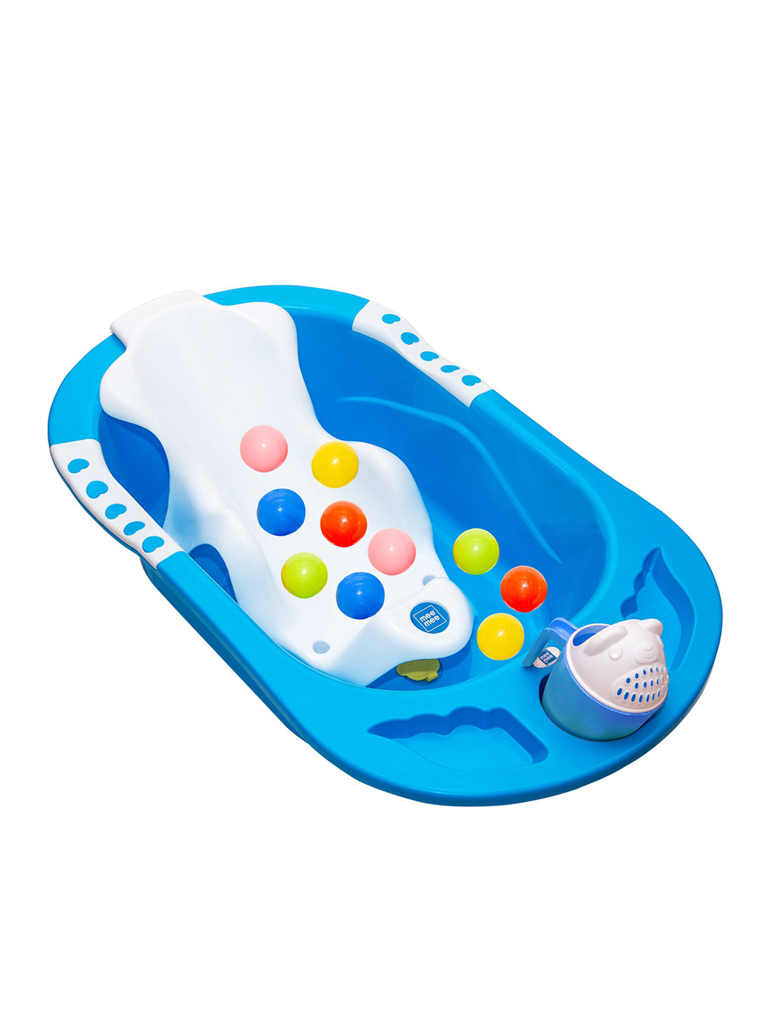 Mee Mee Blue Foldable 3 Postion Ajustable Baby Bather