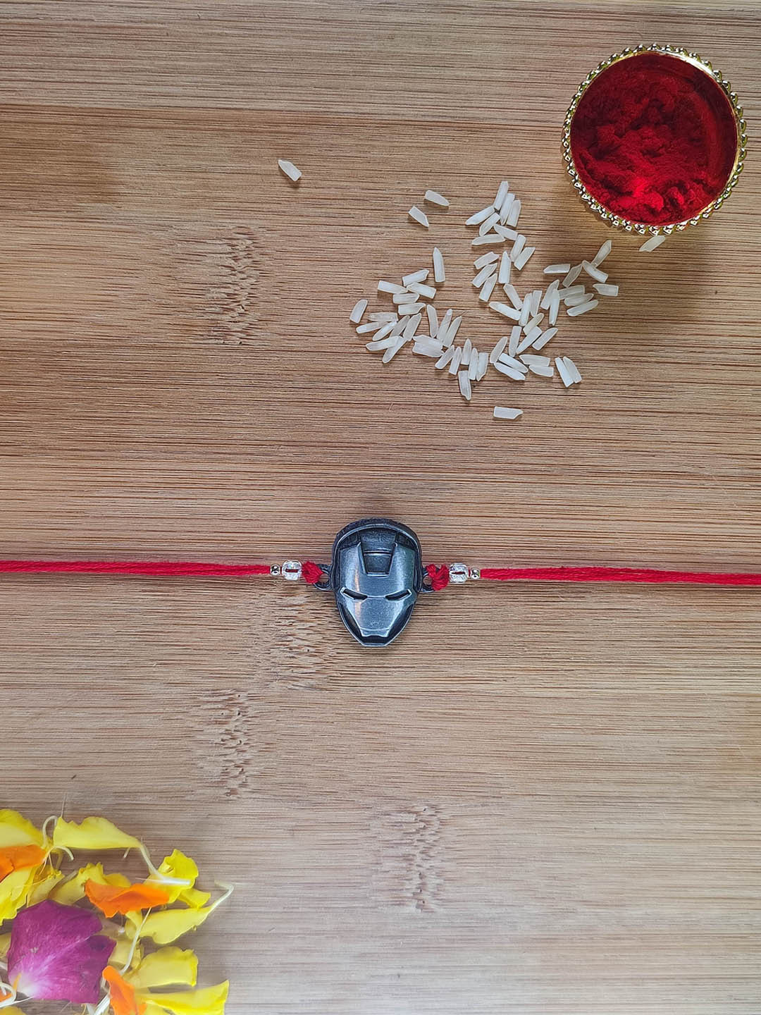 CRAYTON Iron Man Charm Detailed Rakhi