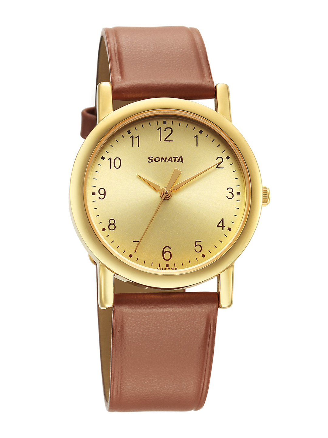 Sonata Classic Quartz Analog With Champagne Dial Watch For Men - Nt7987yl08w