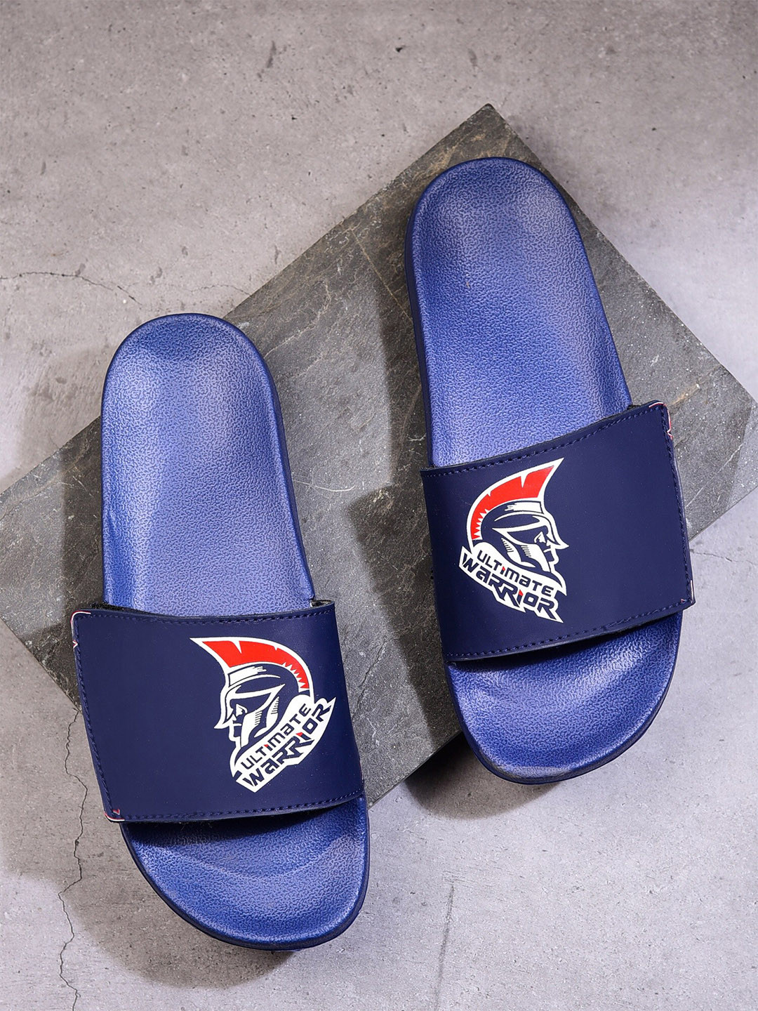 Greentech Men Starwars BB-8 droid Printed Rubber Sliders With Velcro Closure