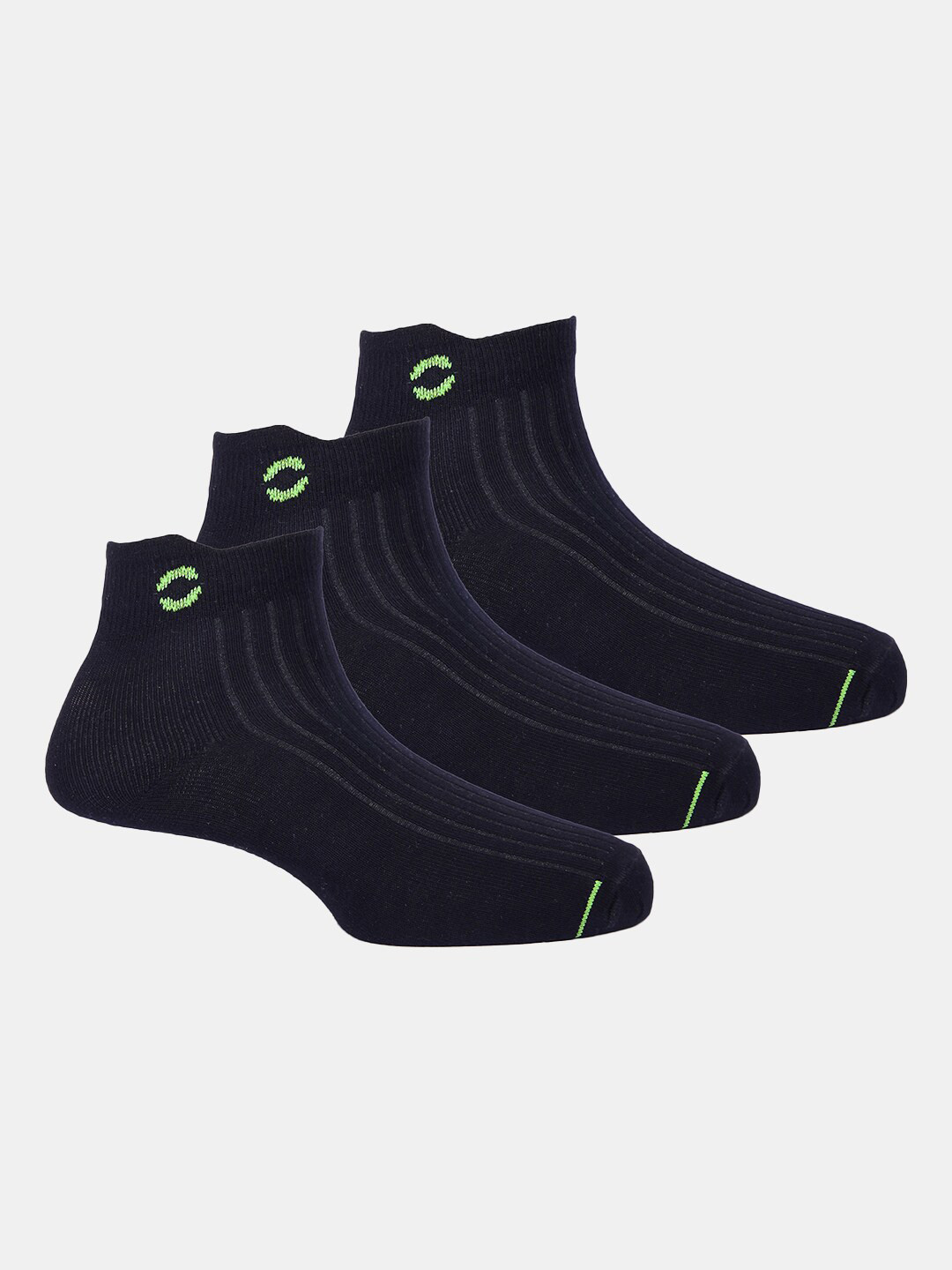 FREECULTR Unisex Pack Of 3 Odour Resistant Ankle-Length Bamboo Socks