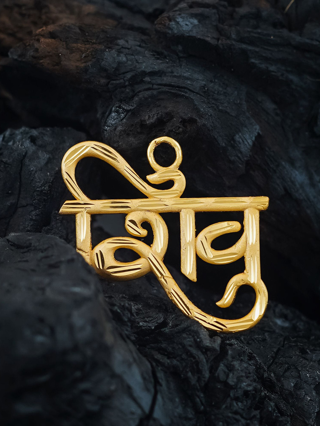 MANSIYAORANGE Men Gold Plated Lord Shiva Pendant