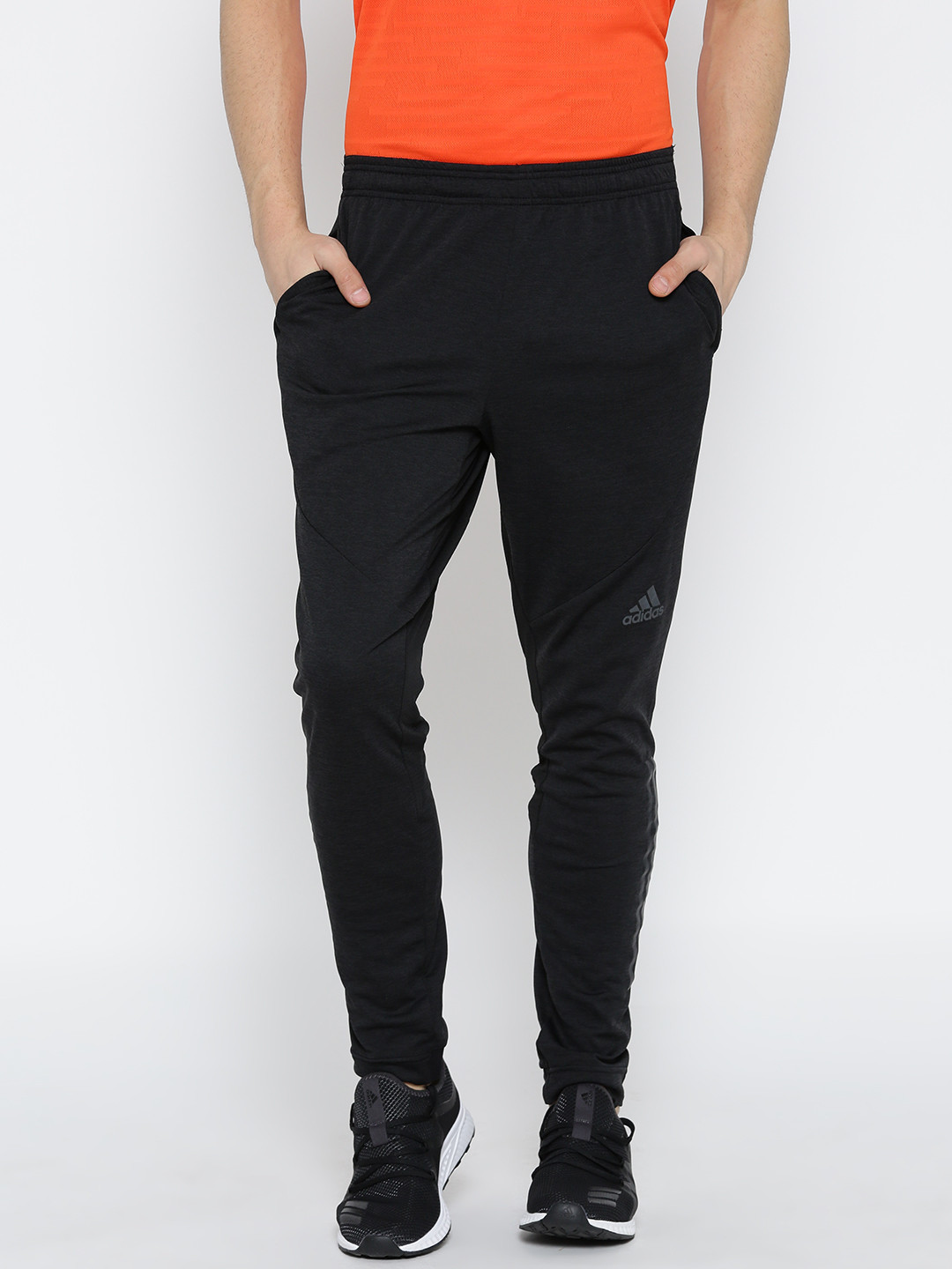 ADIDAS Men Black WO PA CCOOL KN Solid Training Track Pants